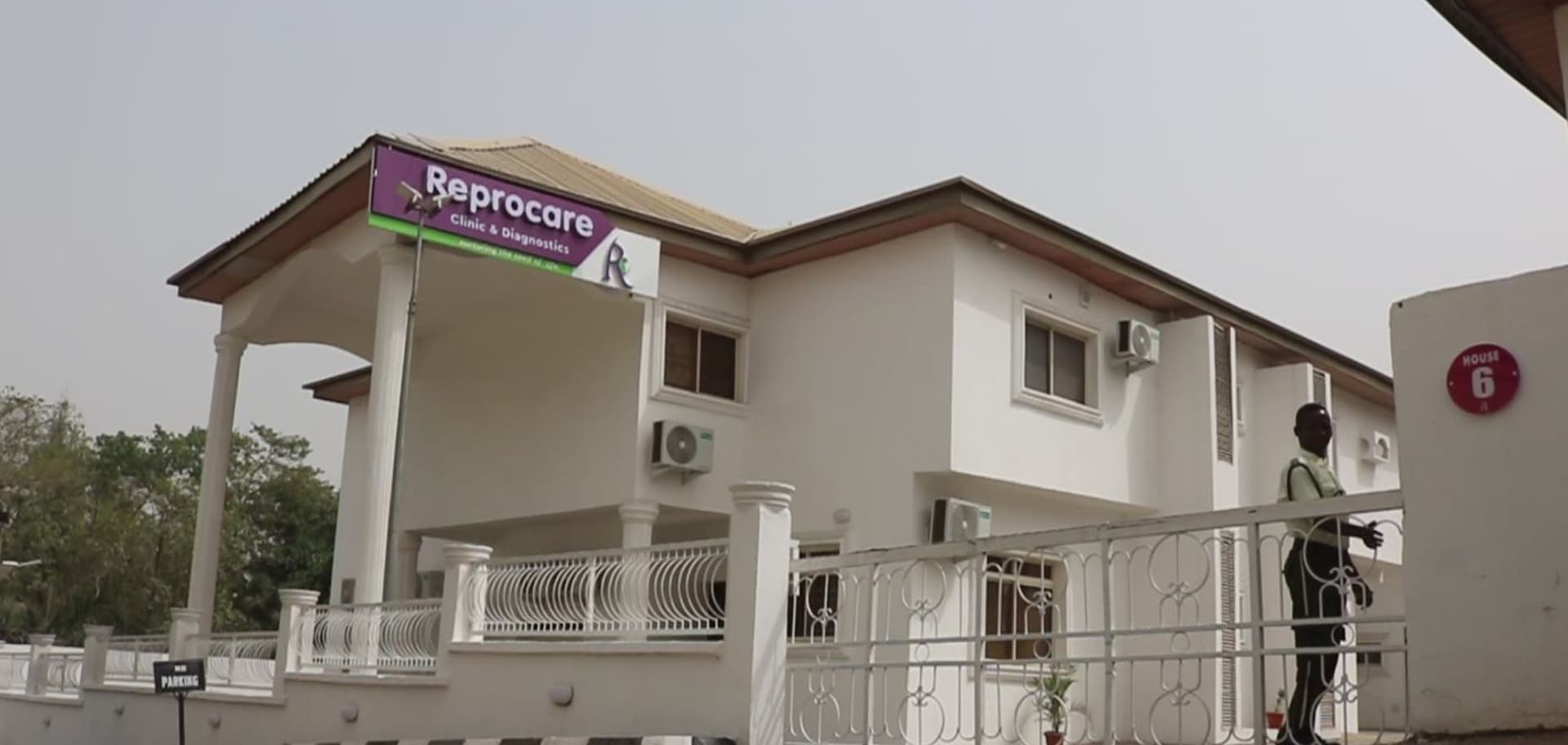Exterior of Reprocare Clinic & Diagnostics in Utako, Abuja